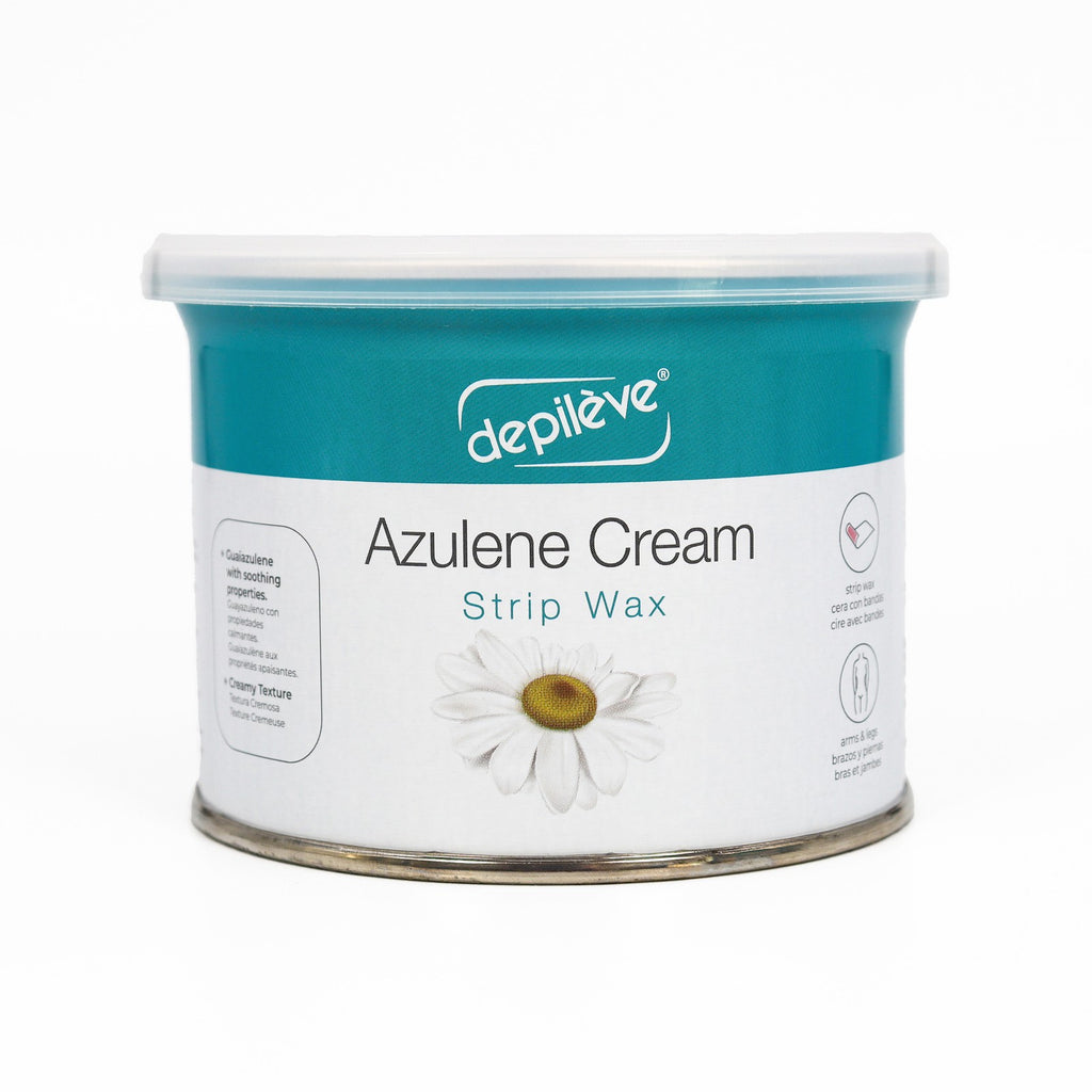 Gentle Azulene Wax for Sensitive Skin - Hair Removal Strips & Cream