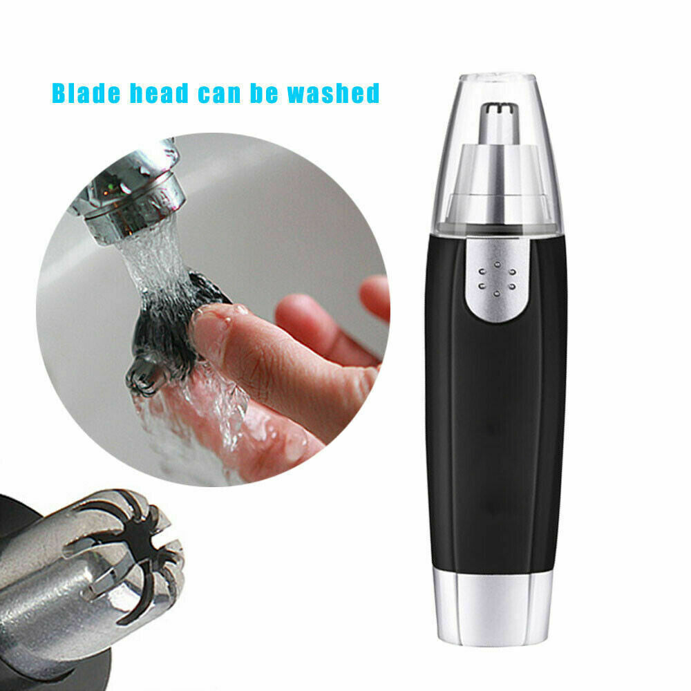 Men's Nose Ear Hair Trimmer Cordless Grooming Shaver
