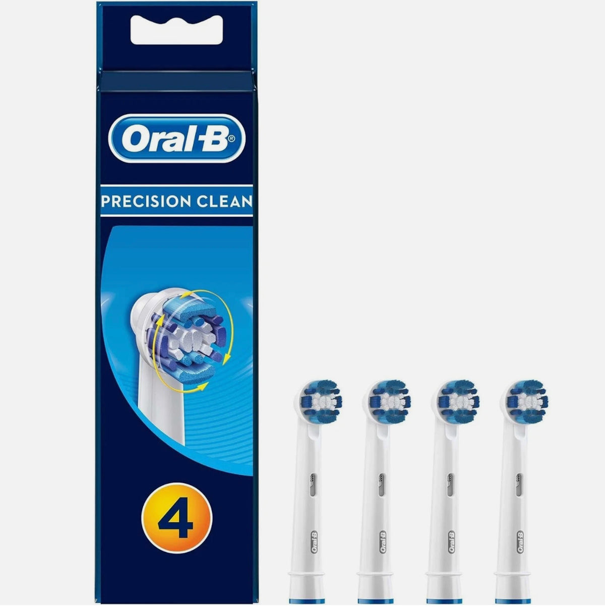 Oral-B Precision Clean Replacement Toothbrush Heads 4 Pack