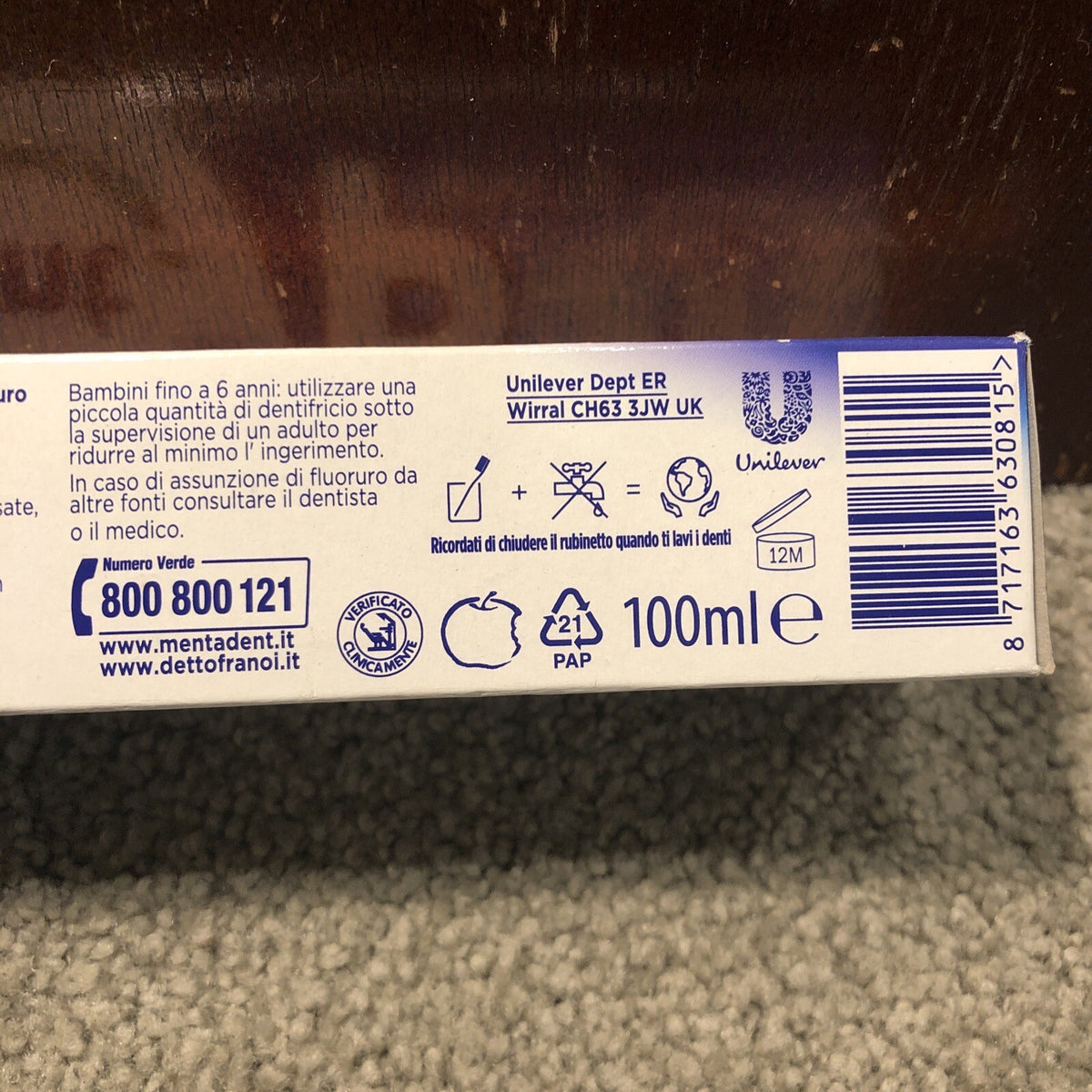 Mentadent P Fluoride Toothpaste with 18HR Whitening & Protection 100ml