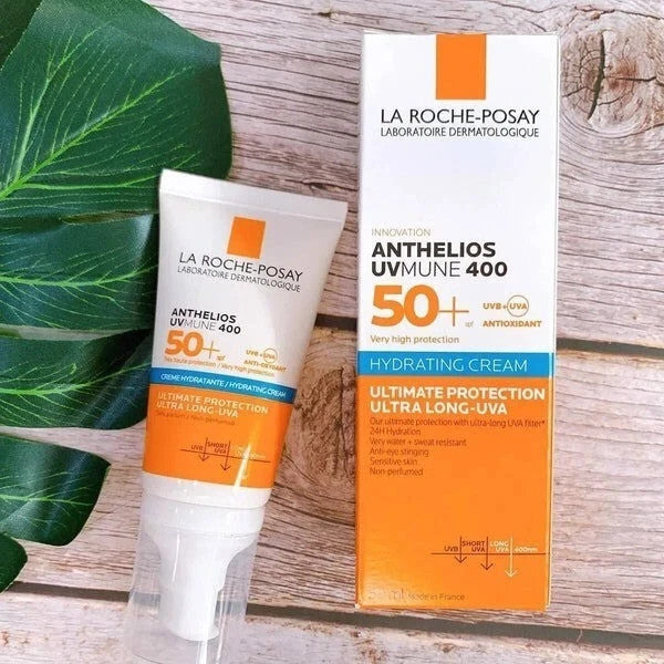 SPF 50+ Moisturizing Sunscreen Cream with Hydrating Formula - 50ML