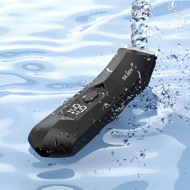 Cordless Electric Body Hair Trimmer for Men - Rechargeable Shaving Razor