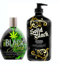 Dark Bronzer & Tan Extender Duo Set - Hemp & Black Solid Tan Enhancer
