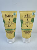 Sunscreen Lotion SPF 30 Clear Zinc Fragrance-Free 3oz - Baby Botanicals
