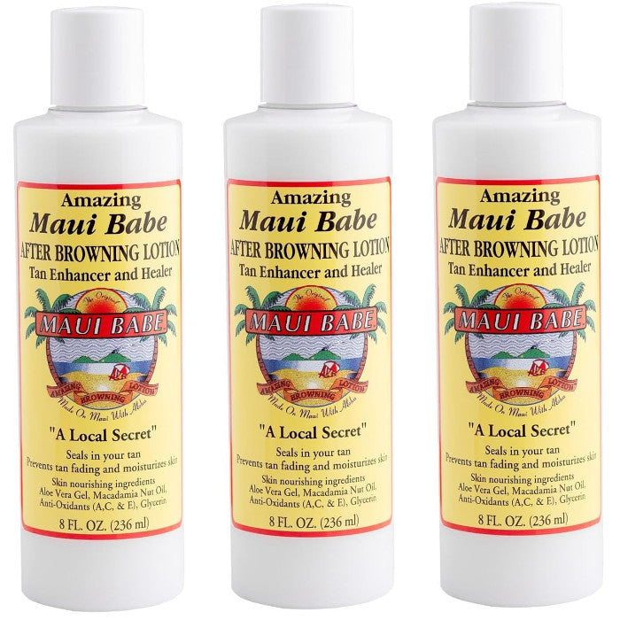 After Sun Tan Extender Lotion - Hawaiian Natural Sun Recovery & Moisturizer (Pack of 4)