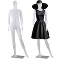 Female Full Body Dress Form Mannequin Adjustable White 70 Inches