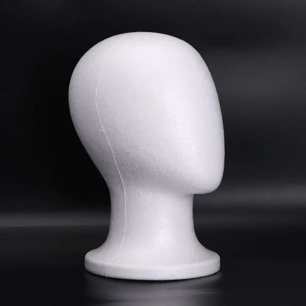 Lightweight White Mannequin Head for Wig Display & Styling