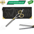 Professional Hair Thinning Scissors 6.5 Inch with Gold Tension Screw - German Steel