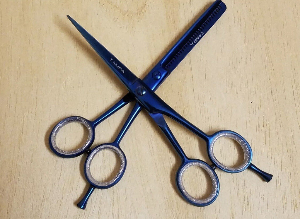 6 Inch Professional Hair Cutting Scissors and Thinner Set for Salon Barber