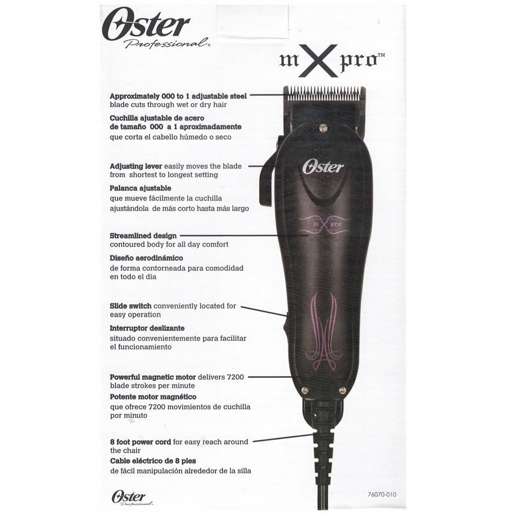 Oster MX Pro All-Purpose High Speed Hair Clipper with Adjustable Blade - Wet & Dry Use