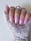 Nail Polish Strips Cake Frosting Set - 16 Easy-to-Apply Nail Wraps