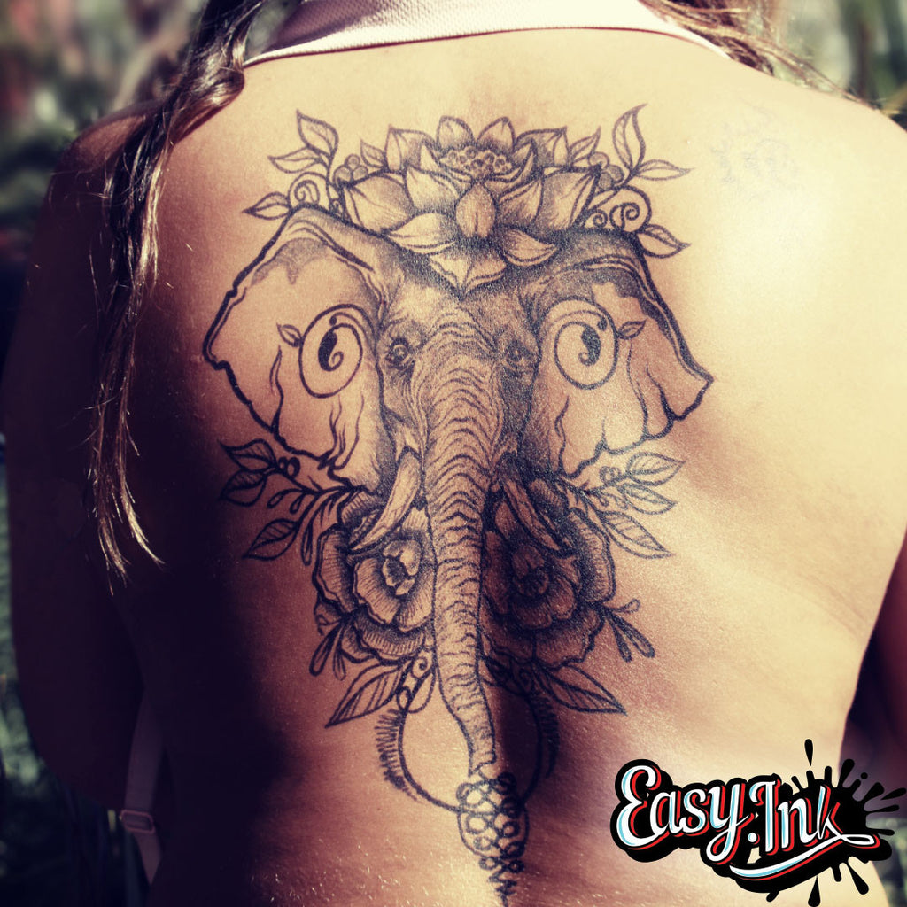 Temporary Tattoo Ink Kit – Freehand Jagua Ink, 100% Natural, Super Dark