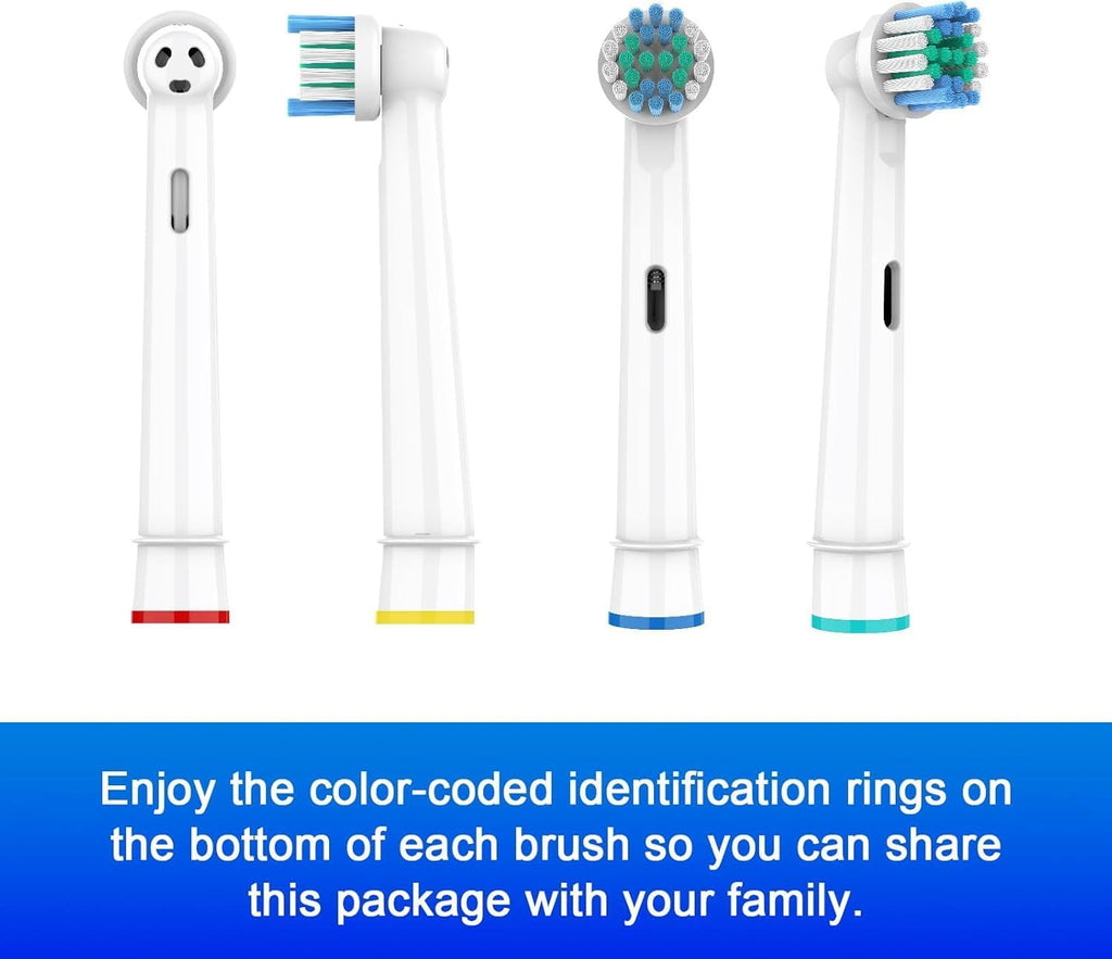 Electric Toothbrush Replacement Heads 8 Pack for Oral-B Braun