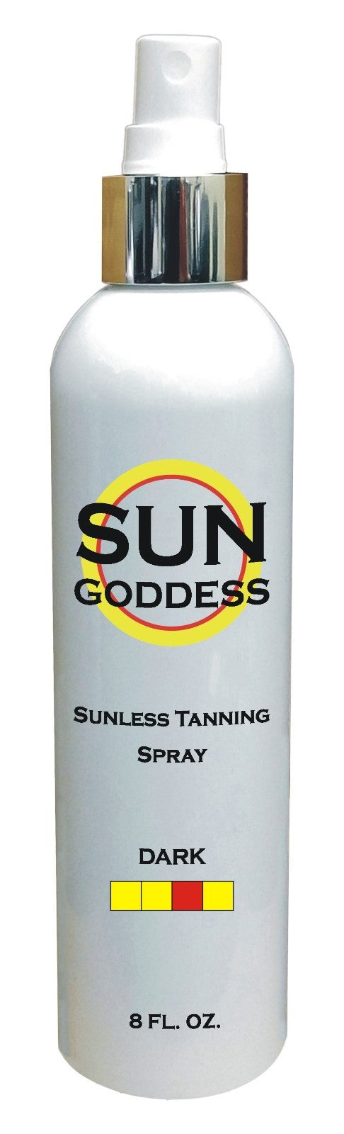 Dark Sunless Self Tanning Spray with Mitt & Gloves - 8 oz