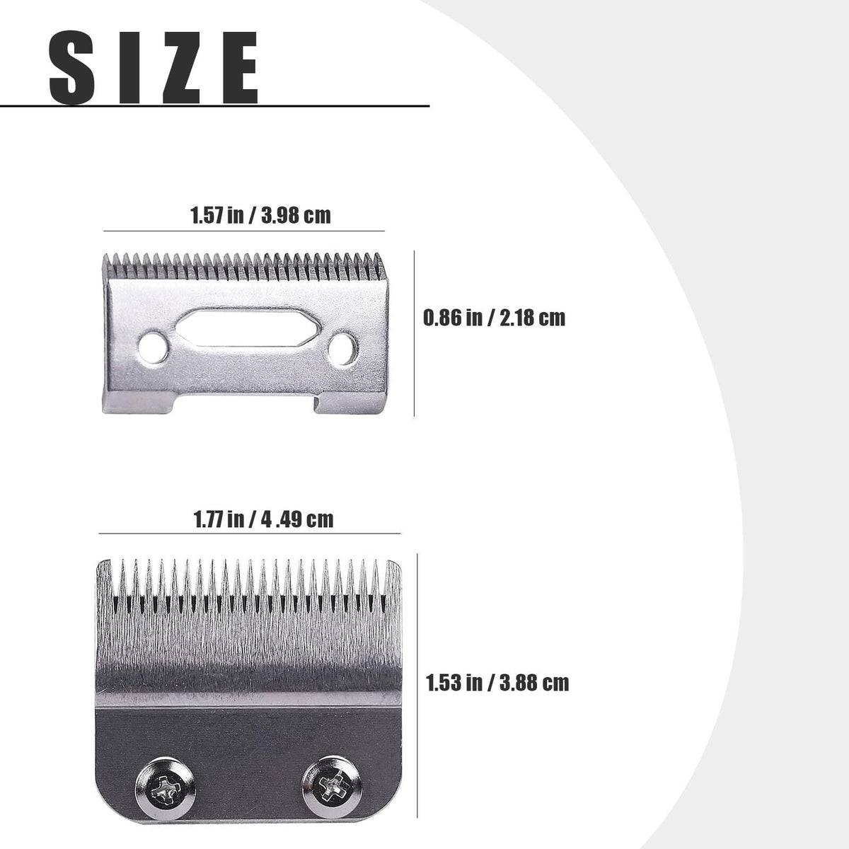 Professional Hair Clipper Blade - 2-Hole Adjustable Replacement for Wahl Clippers