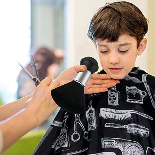 Professional Hair Cutting Cape with Neck Duster Brush - Barber Supplies Kit