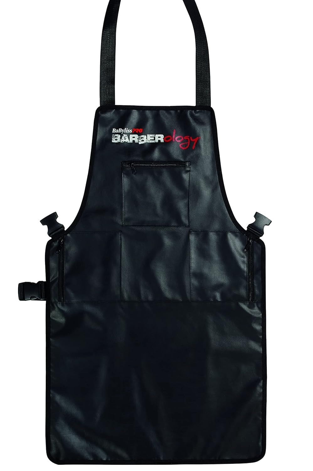 Professional Barber Apron Black Polyester with PVC Base Protection