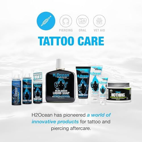 Tattoo Aftercare Foam – 2oz Sea Salt Healing Foam for Ink Protection