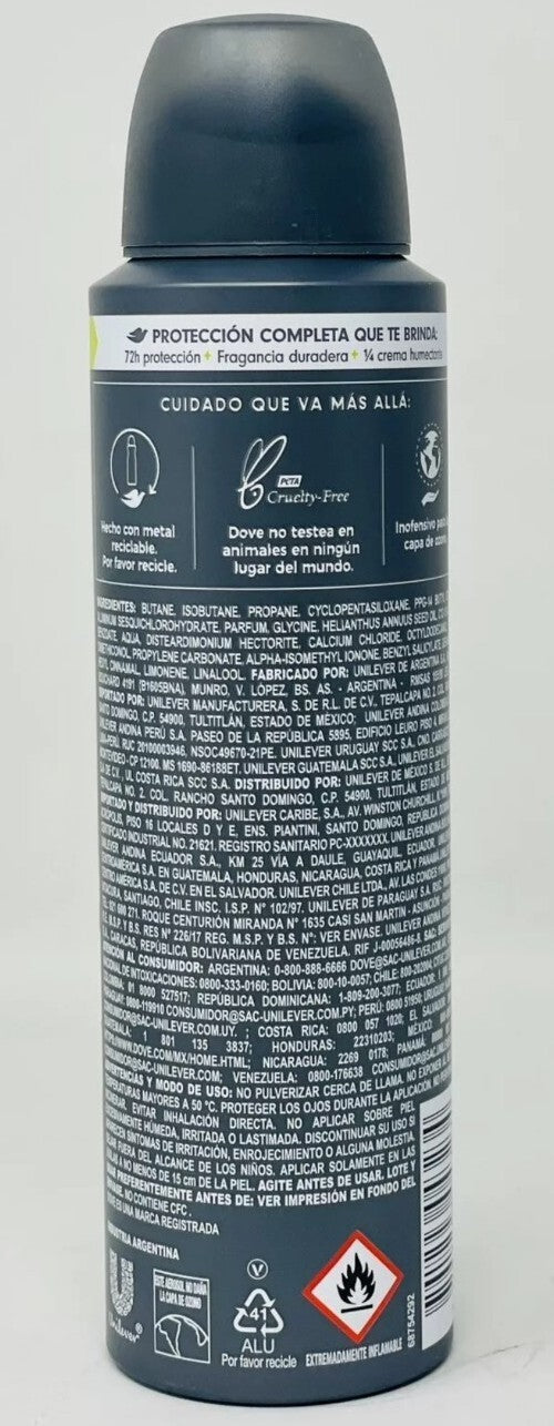 Dove Men+Care 72H Sport Fresh Spray Deodorant - 3 Pack, 150ml