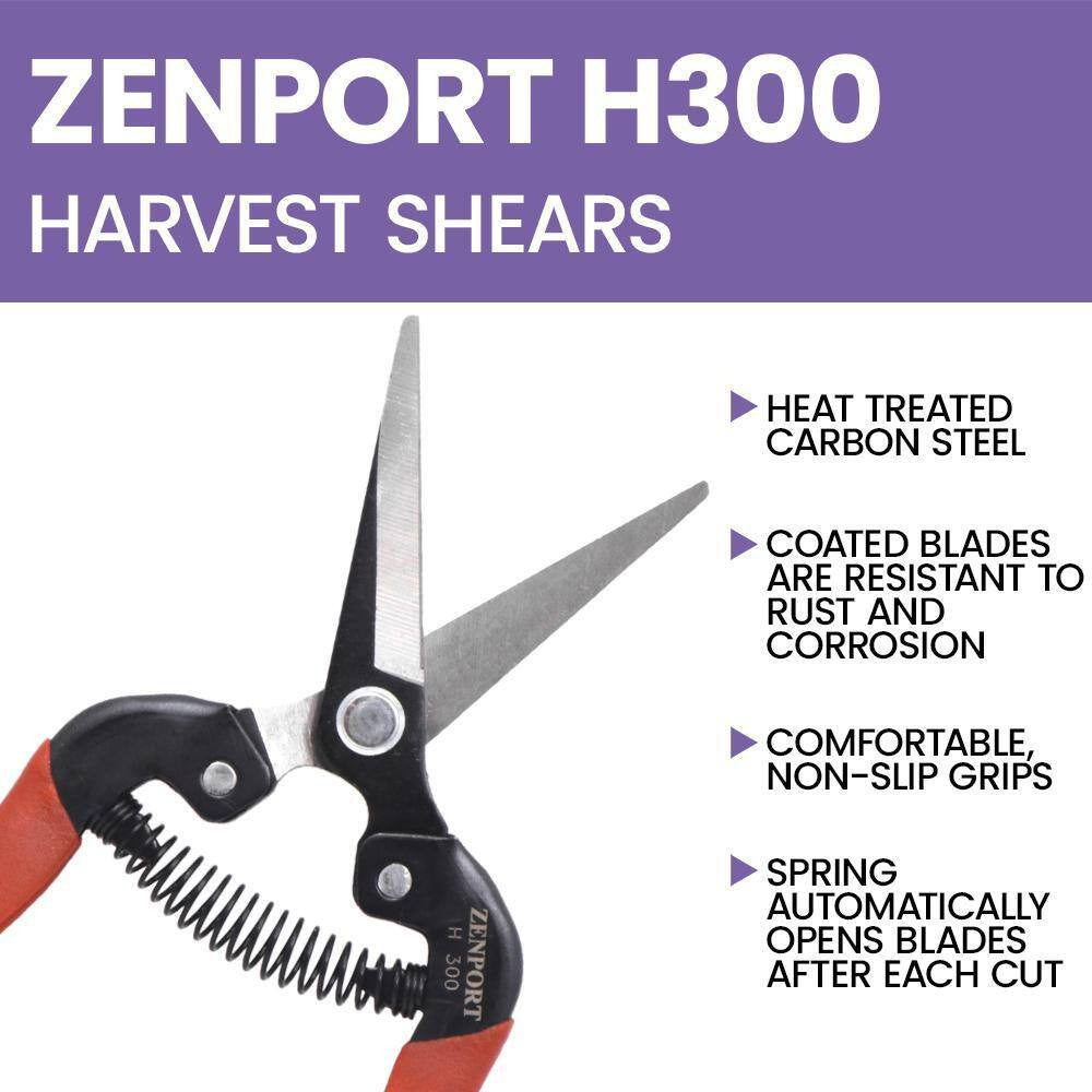 Long Straight Carbon Steel Harvest Shears - Box of 3
