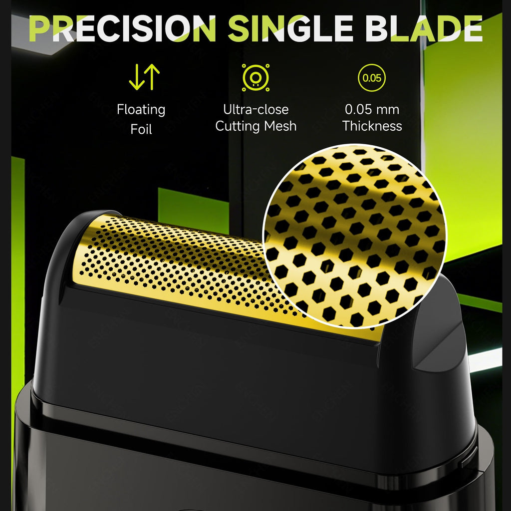 Men's Cordless Foil Shaver with Pop-Up Trimmer - Wet Dry USB-C Rechargeable
