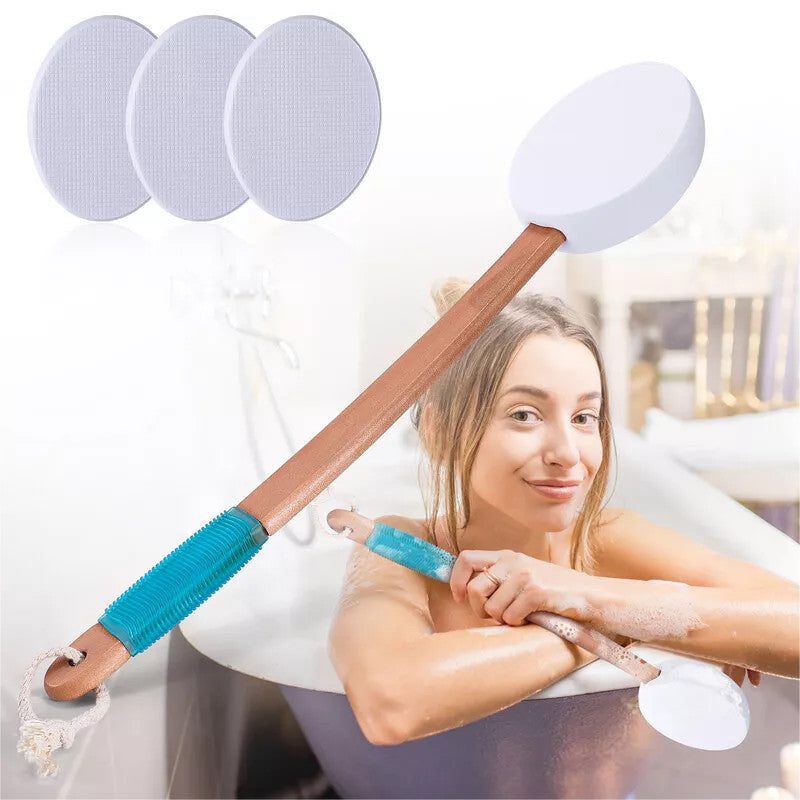 Long Lotion Applicator Back Brush for Self-Tanners and Lotions