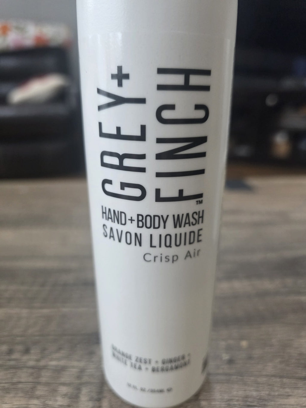 Grey Finch Hand & Body Wash Crisp Air - 3 Pack 12 oz Bottles, Moisturizing Soap