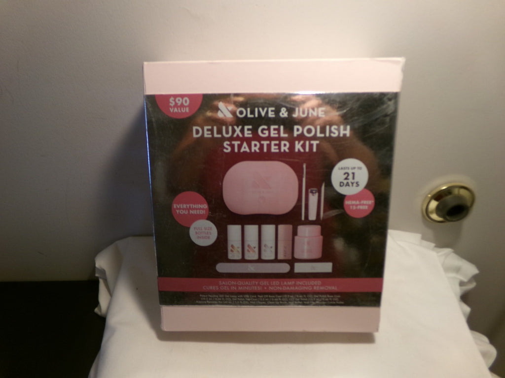 Olive & June Gel Polish Starter Kit with LED Lamp - Salon Quality