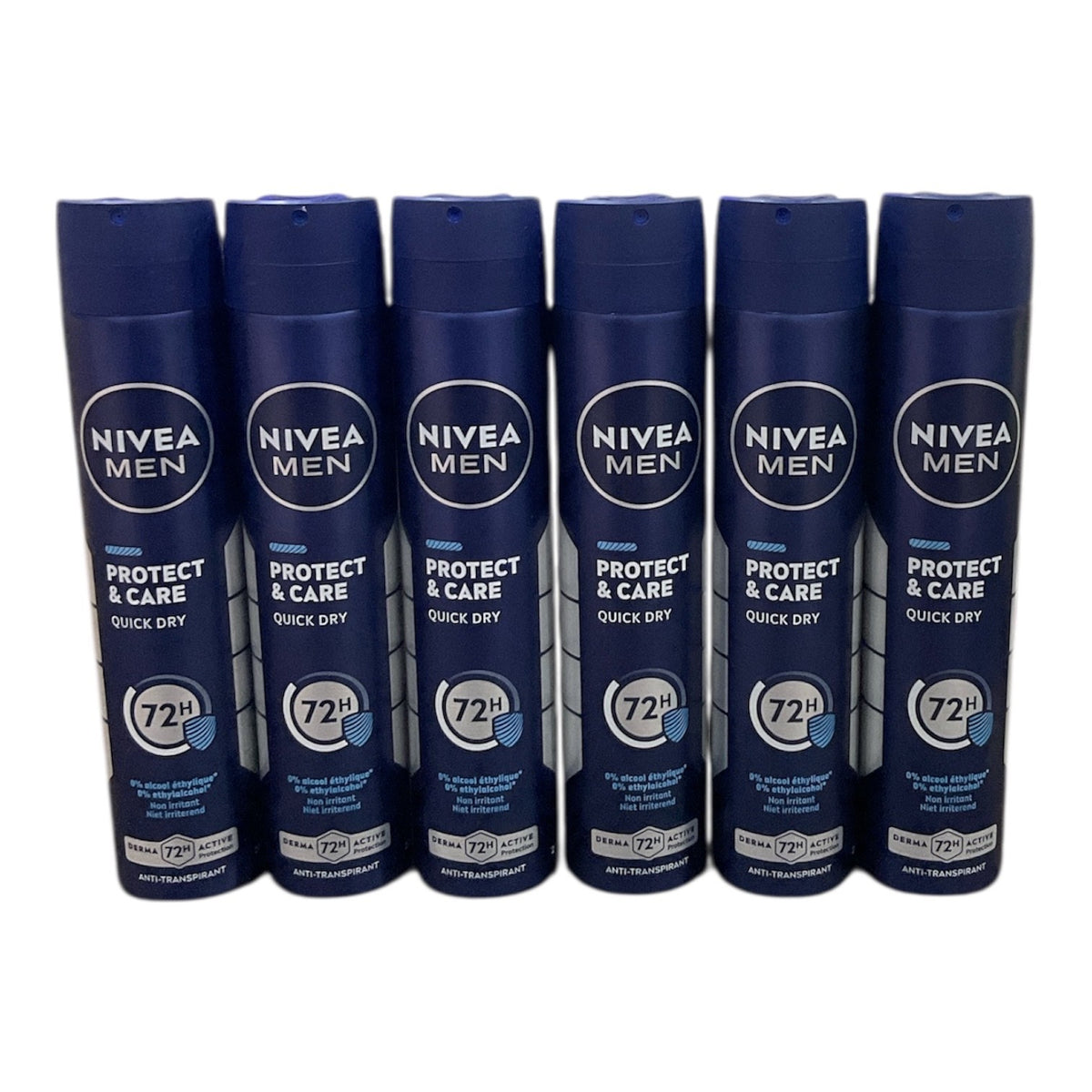 Nivea Men Protect & Care Anti-Perspirant Spray - 72hr Quick Dry Deodorant, 200ml
