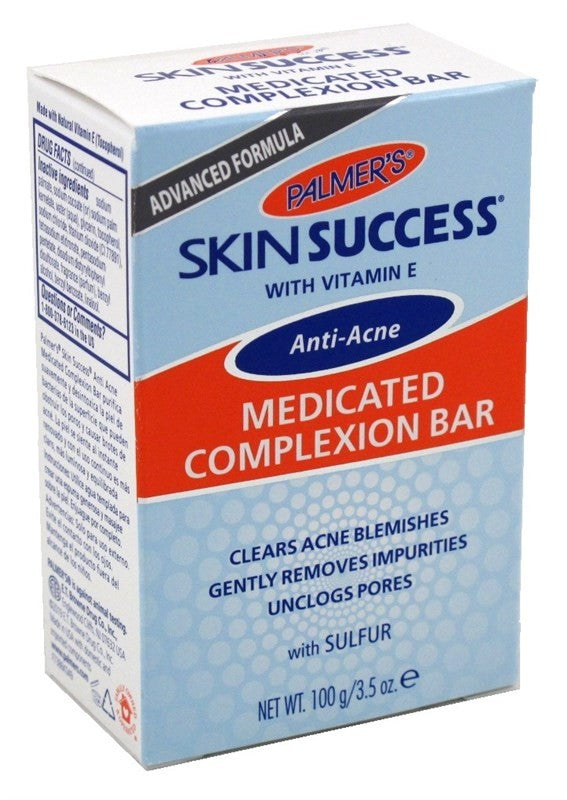 (2 Pack) Palmer's Skin Success Medicated Bar 3.5 Ounce for Acne & Blemishes - No Sulfates or Parabens