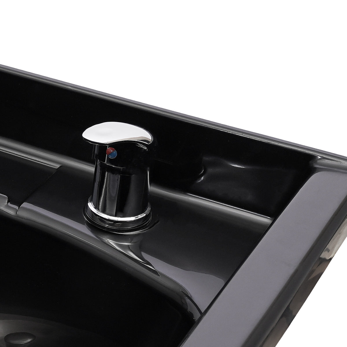 Salon Hair Shampoo Bowl Deep ABS Backwash Sink for Barber & Beauty Salons