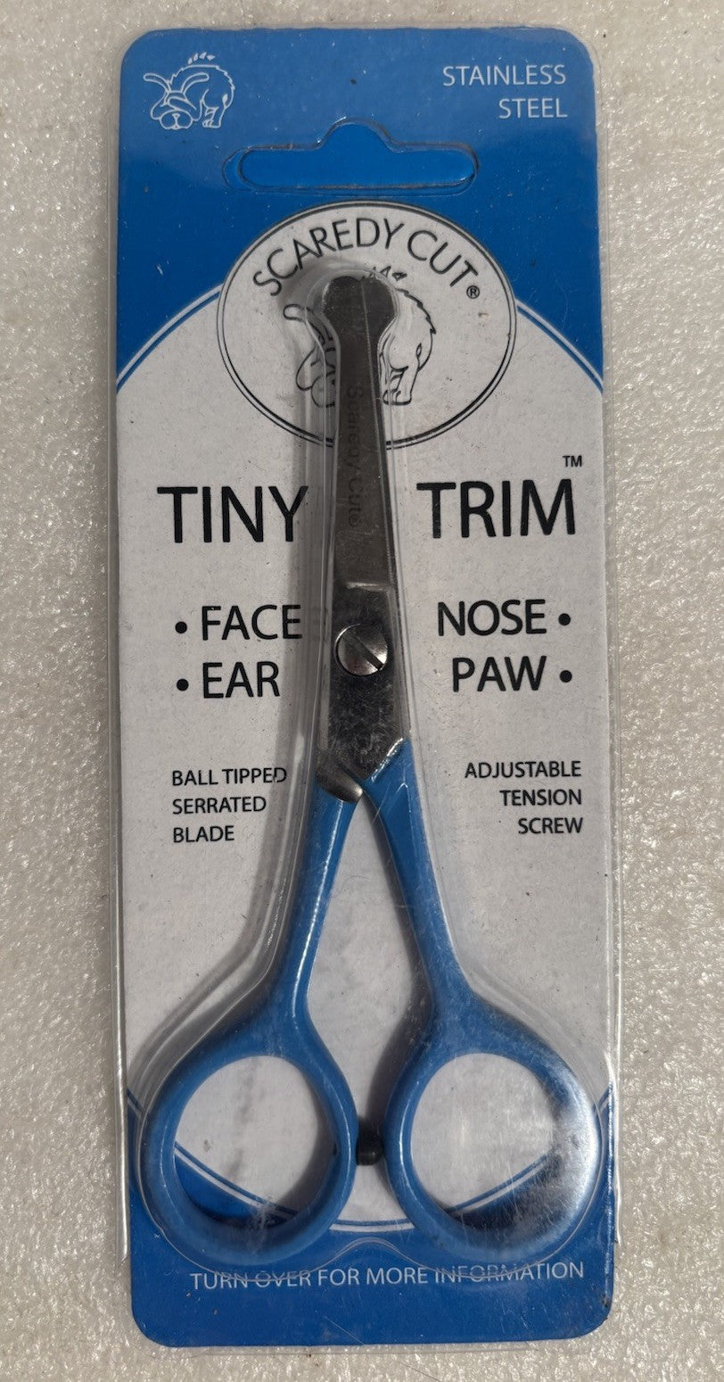 Dog Safety Ball-Tipped Scissors - Tiny Trim 4.5" Grooming Shears