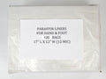 Plastic Paraffin Bath Liners for Hands & Feet 17 x 12 Inches - 100 Pack