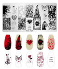 Nail Stamping Plate FG121 Bad Mood Nail Art Tool