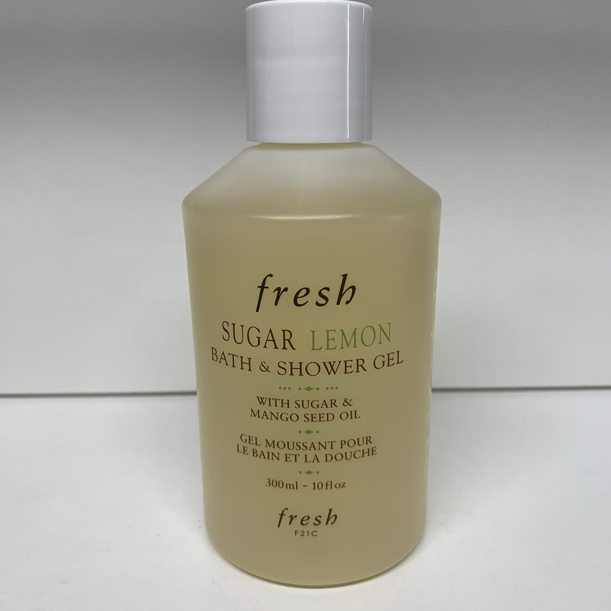 Fresh Sugar Lemon Shower Gel with Sugar and Mango Seed Oil - 10oz / 300ml