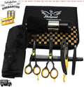 Professional Hairdressing Thinning and Cutting Scissors Set with Free Razor and Accessories