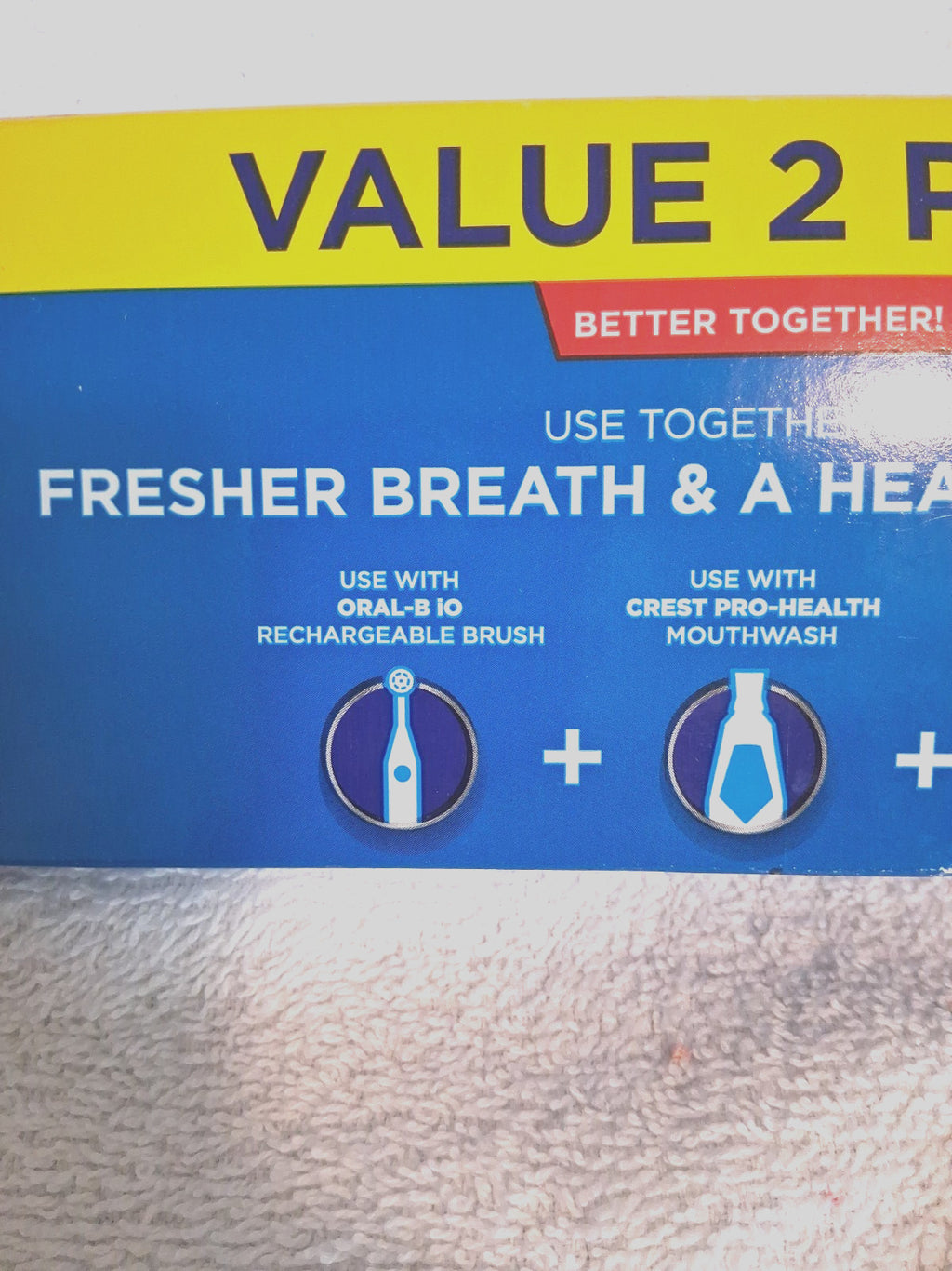 Crest Outlast Whitening Toothpaste Mint 2 x 5.4oz - Dental Oral Care