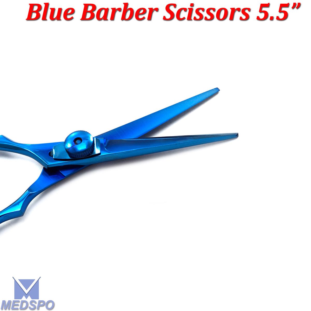 Professional Blue Hair Cutting Scissors 5.5 Inch Sharp Blade Salon Shears