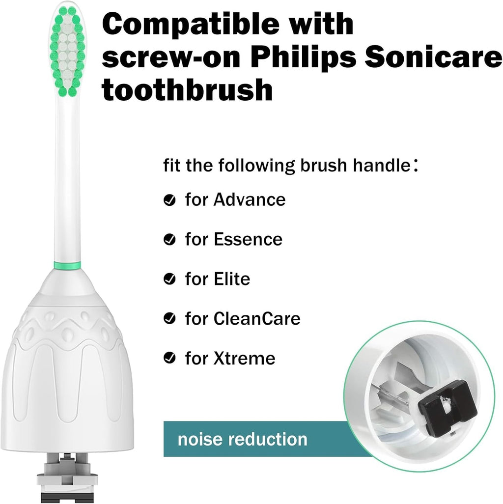 Replacement Toothbrush Heads for Philips Sonicare E-Series & Xtreme - 3 Pack