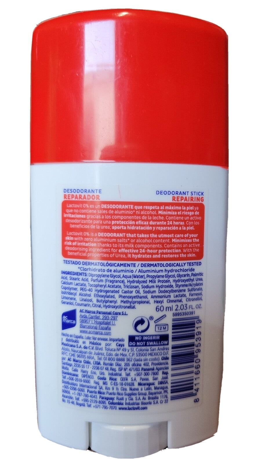Aluminum & Alcohol-Free Stick Deodorant with Urea - 2.03 oz, Pack of 2