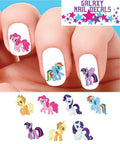 Waterslide Nail Decals Set of 20 - Assorted My Little Pony Designs