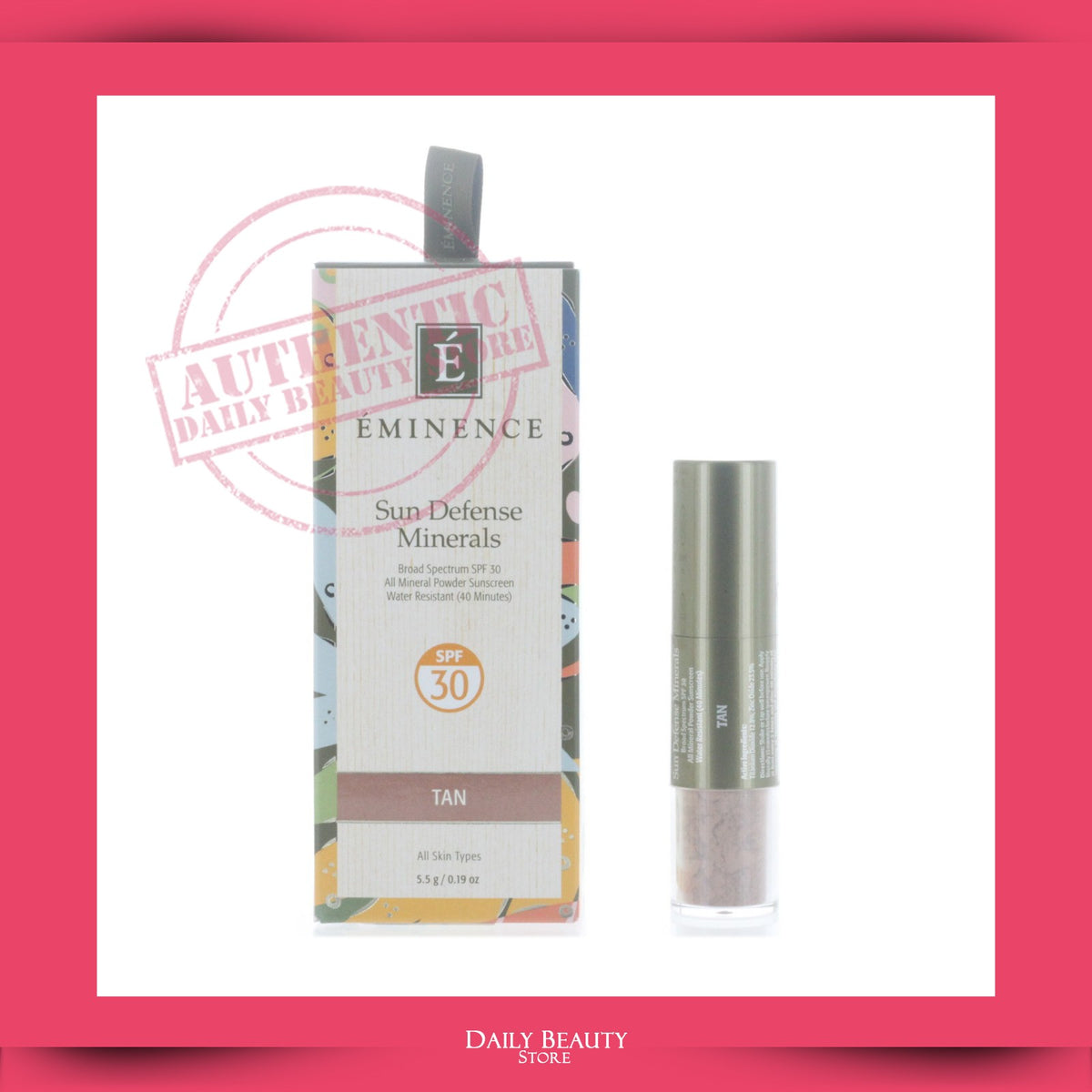 Mineral Sunscreen SPF 30 with Tinted Finish - 5.5g, Broad Spectrum Sun Protection