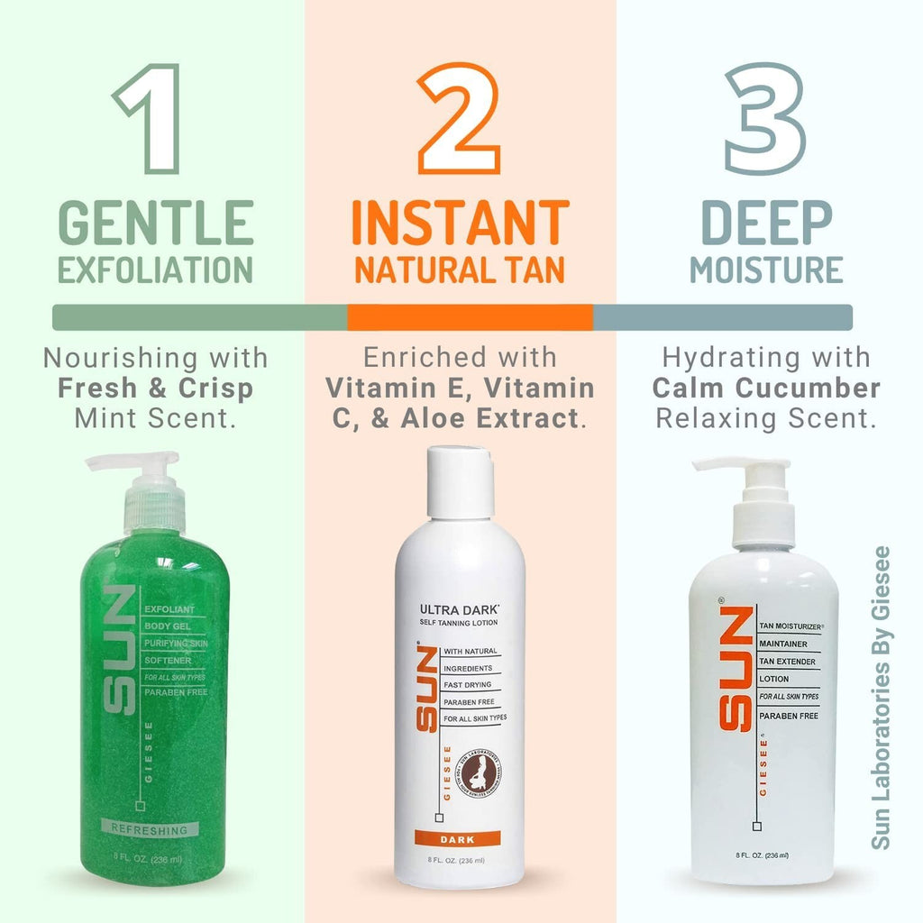 Tan Extender Lotion 8 oz - Prolongs Sunless & Natural Tans, Hydrates & Enhances Glow
