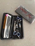 Hair Cutting Scissor Set with Carrying Case and Thinning Shears - Unbranded