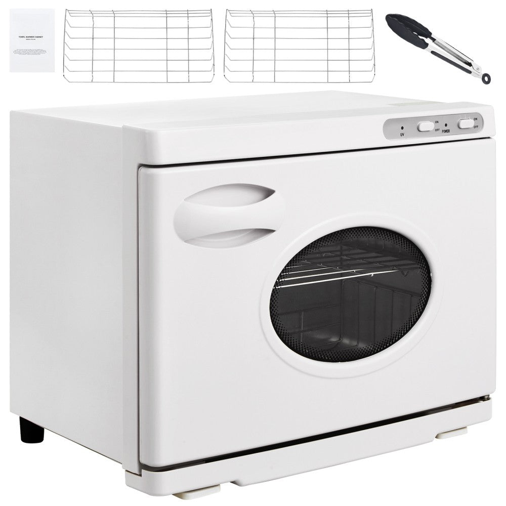 Large Capacity Hot Towel Warmer with See-Through Window, 23L SPA Towel Cabinet