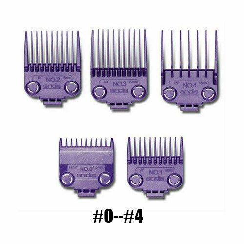 Magnetic Clipper Guard Set for Hair Clippers and Trimmers - 5 Pieces