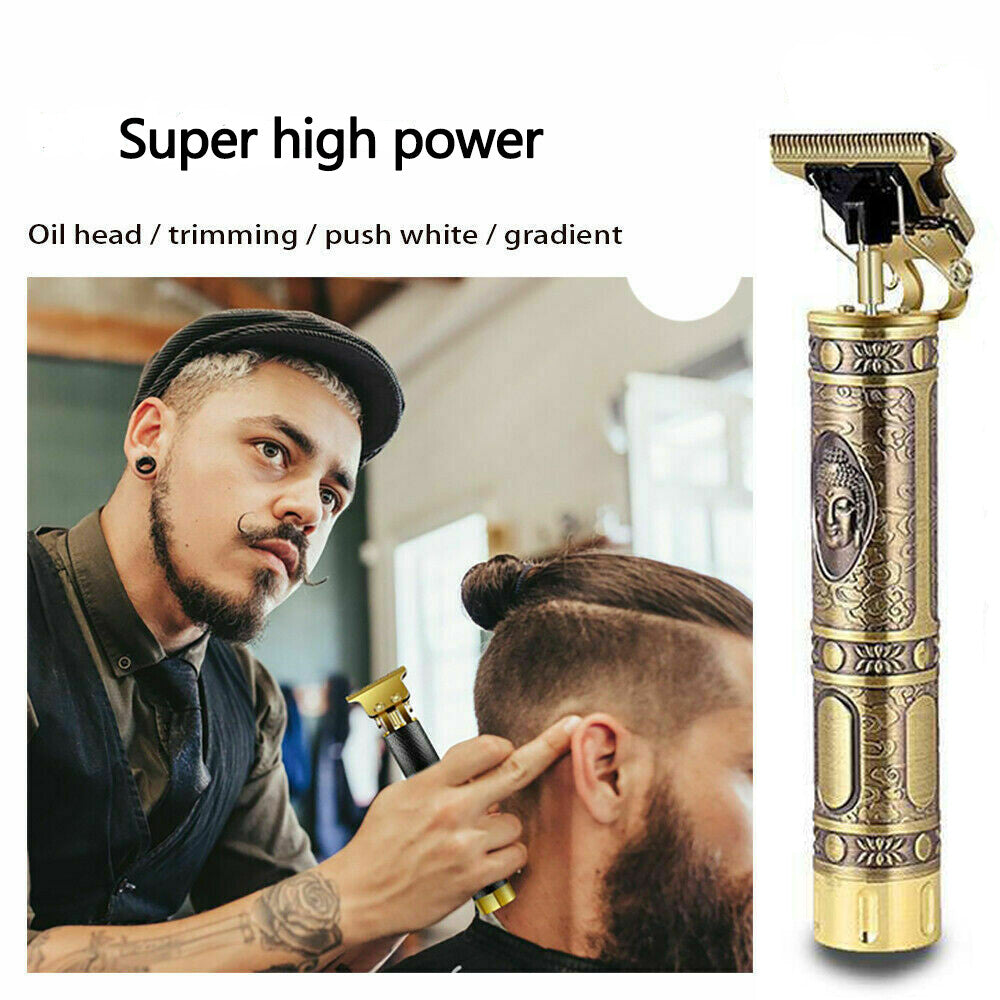 Cordless Hair Clipper & Beard Trimmer with USB Rechargeable Waterproof Design