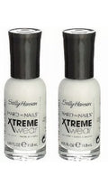 2 Bottles Sally Hansen Hard as Nails Xtreme Wear White Nail Polish