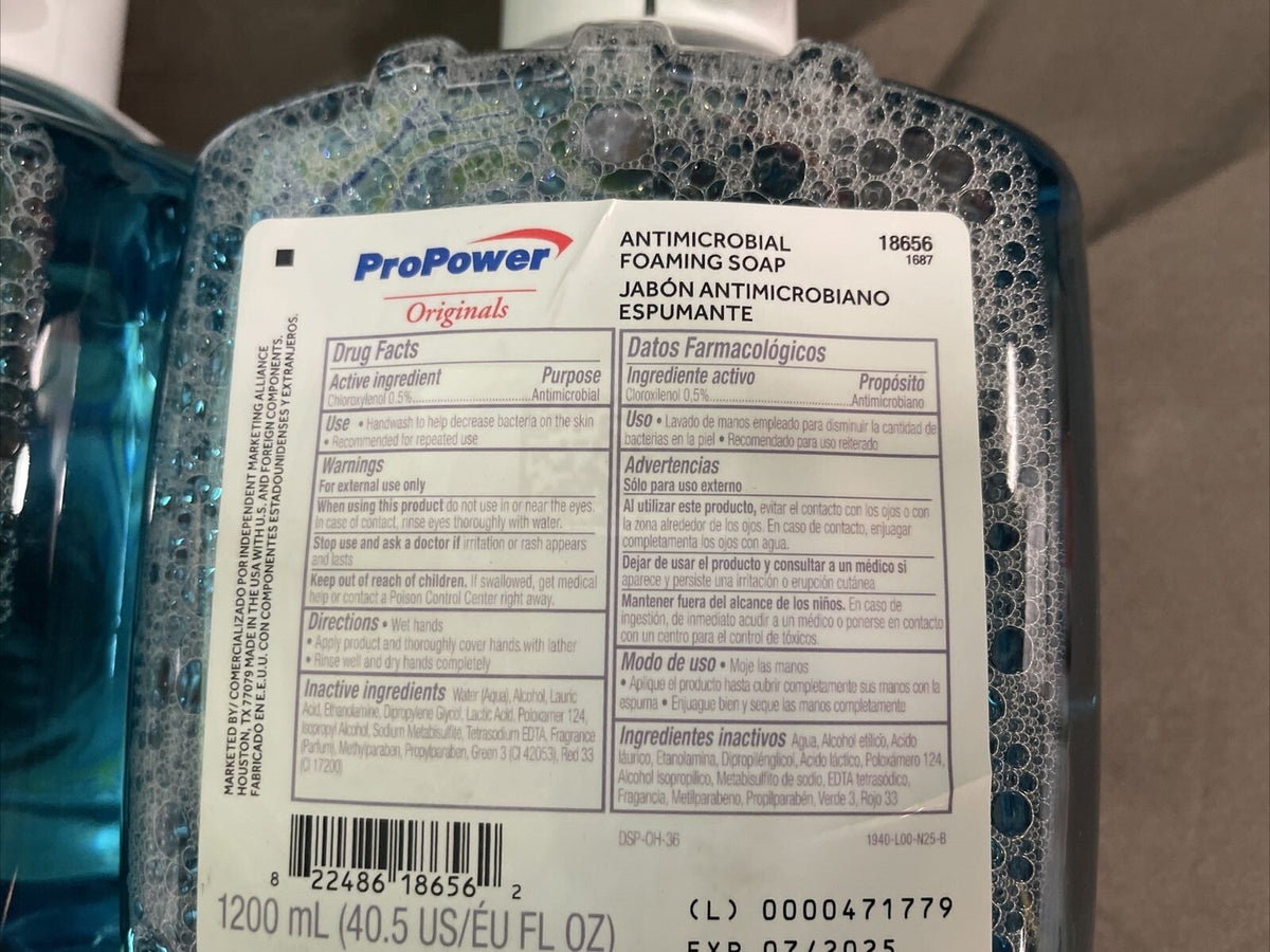 Antimicrobial Foaming Soap Dispenser 1200ML Pack of 2 - Bathroom & Hand Wash