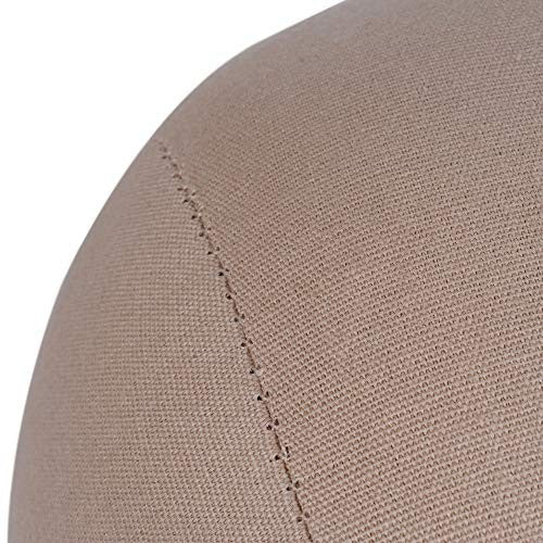 23 Inch Wig Head Mannequin with Cork Canvas Block for Hair & Hat Display